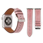 For Apple Watch Series 10 42mm / 9&8&7 41mm / SE 3&SE 2&6&SE&5&4 40mm / 3&2&1 38mm Fresh Style Genuine Leather Watch Band - DealBuddy