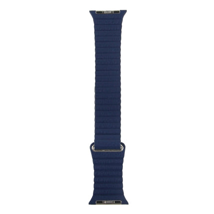 For Apple Watch 38mm Loop Magnetic Closure Clasp PU Leather Watch Band - DealBuddy