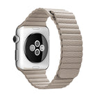 For Apple Watch 38mm Loop Magnetic Closure Clasp PU Leather Watch Band - DealBuddy