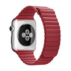 For Apple Watch 38mm Loop Magnetic Closure Clasp PU Leather Watch Band - DealBuddy