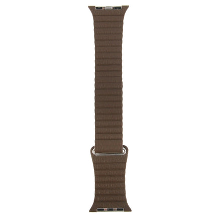 For Apple Watch 42mm Loop Magnetic Closure Clasp PU Leather Watch Band - DealBuddy