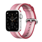 For Apple Watch 42mm Stripe Woven Nylon Watch Band - DealBuddy