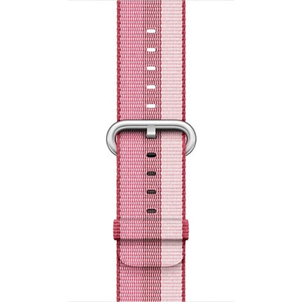 For Apple Watch 42mm Stripe Woven Nylon Watch Band - DealBuddy
