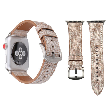For Apple Watch Ultra 49mm&Watch Ultra 2 49mm / Series 10 46mm / 9&8&7 45mm / SE 3&SE 2&6&SE&5&4 44mm / 3&2&1 42mm Simple Fashion Genuine Leather Cowboy Pattern Watch Band, 42mm - DealBuddy