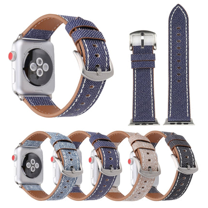 For Apple Watch Ultra 49mm&Watch Ultra 2 49mm / Series 10 46mm / 9&8&7 45mm / SE 3&SE 2&6&SE&5&4 44mm / 3&2&1 42mm Simple Fashion Genuine Leather Cowboy Pattern Watch Band, 42mm - DealBuddy