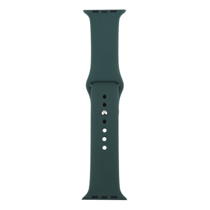 For Apple Watch Series 7 41mm / 6 & SE & 5 & 4 40mm / 3 & 2 & 1 38mm Silicone Watch Band - DealBuddy