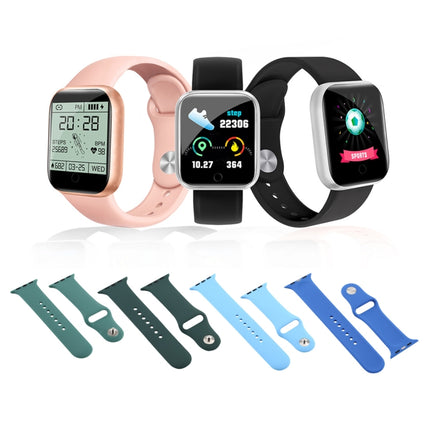 For Apple Watch Series 7 41mm / 6 & SE & 5 & 4 40mm / 3 & 2 & 1 38mm Silicone Watch Band - DealBuddy