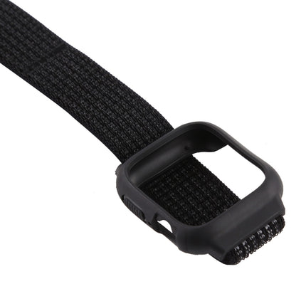For Apple Watch Ultra 49mm&Watch Ultra 2 49mm / Series 10 46mm / 9&8&7 45mm / SE 3&SE 2&6&SE&5&4 44mm / 3&2&1 42mm Nylon Watch Band with Hook and Loop Fastener, For Apple Watch Series 7 45mm / 6 & SE & 5 & 4 44mm / 3 & 2 & 1 42mm                       ...