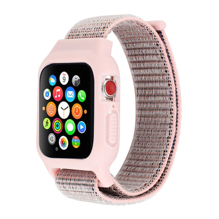 For Apple Watch Ultra 49mm&Watch Ultra 2 49mm / Series 10 46mm / 9&8&7 45mm / SE 3&SE 2&6&SE&5&4 44mm / 3&2&1 42mm Nylon Watch Band with Hook and Loop Fastener