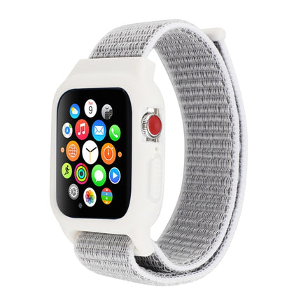 For Apple Watch Ultra 49mm&Watch Ultra 2 49mm / Series 10 46mm / 9&8&7 45mm / SE 3&SE 2&6&SE&5&4 44mm / 3&2&1 42mm Nylon Watch Band with Hook and Loop Fastener
