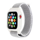 For Apple Watch Ultra 49mm&Watch Ultra 2 49mm / Series 10 46mm / 9&8&7 45mm / SE 3&SE 2&6&SE&5&4 44mm / 3&2&1 42mm Nylon Watch Band with Hook and Loop Fastener