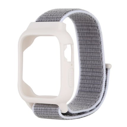 For Apple Watch Ultra 49mm&Watch Ultra 2 49mm / Series 10 46mm / 9&8&7 45mm / SE 3&SE 2&6&SE&5&4 44mm / 3&2&1 42mm Nylon Watch Band with Hook and Loop Fastener