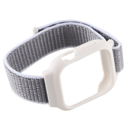 For Apple Watch Ultra 49mm&Watch Ultra 2 49mm / Series 10 46mm / 9&8&7 45mm / SE 3&SE 2&6&SE&5&4 44mm / 3&2&1 42mm Nylon Watch Band with Hook and Loop Fastener