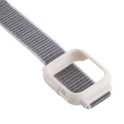 For Apple Watch Ultra 49mm&Watch Ultra 2 49mm / Series 10 46mm / 9&8&7 45mm / SE 3&SE 2&6&SE&5&4 44mm / 3&2&1 42mm Nylon Watch Band with Hook and Loop Fastener