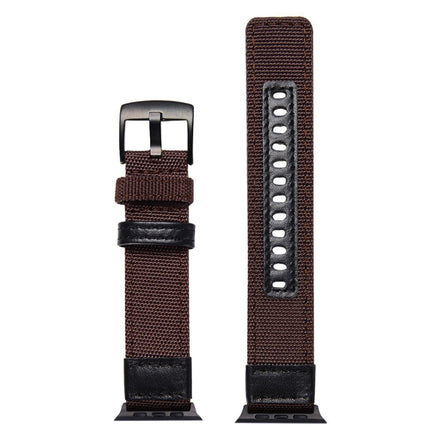 Jeep Style Nylon Wrist Watch Band with Stainless Steel Buckle for Apple Watch Series 3 & 2 & 1 42mm, 42mm - DealBuddy