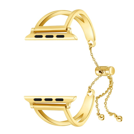 Letter V Shape Bracelet Metal Wrist Watch Band with Stainless Steel Buckle for Apple Watch Ultra 49mm&Watch Ultra 2 49mm / Series 10 46mm / 9&8&7 45mm / SE 3&SE 2&6&SE&5&4 44mm / 3&2&1 42mm - DealBuddy