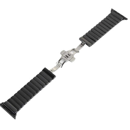 For Apple Watch Ultra 49mm&Watch Ultra 2 49mm / Series 10 46mm / 9&8&7 45mm / SE 3&SE 2&6&SE&5&4 44mm / 3&2&1 42mm Delicate Ceramics Wrist Watch Band - DealBuddy