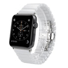 For Apple Watch Ultra 49mm&Watch Ultra 2 49mm / Series 10 46mm / 9&8&7 45mm / SE 3&SE 2&6&SE&5&4 44mm / 3&2&1 42mm Delicate Ceramics Wrist Watch Band - DealBuddy