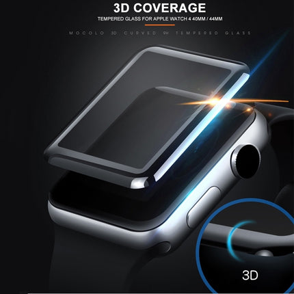 mocolo 0.33mm 9H 3D Round Edge Full Glue Tempered Glass Film For Apple Watch Series 6 / 5 / 4 / Watch SE 40mm - DealBuddy