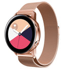 Milanis Magnetic Stainless Steel Mesh Wrist Strap WatchBand for Galaxy Watch Active 20mm - DealBuddy