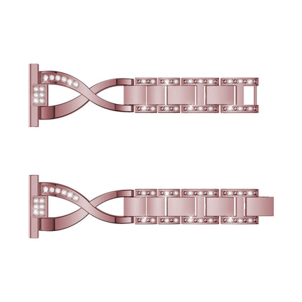 X-shaped Diamond Stainless Steel Wrist Strap WatchBand for Galaxy Watch Active 20mm - DealBuddy