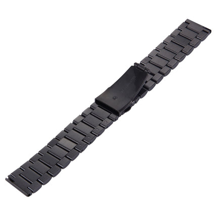 22mm Three Flat Buckle For Samsung Gear S2 Classic Smart Watch Butterfly Buckle 3 Beads Stainless Steel Watchband