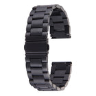22mm Three Flat Buckle For Samsung Gear S2 Classic Smart Watch Butterfly Buckle 3 Beads Stainless Steel Watchband