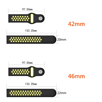 Double Color Watch Band for Galaxy Watch 42mm, For Galaxy Watch 42mm - DealBuddy