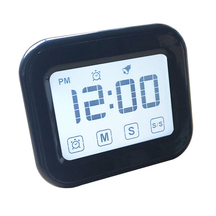 Kitchen Timer Digital Alarm Clock Large LCD Touch Screen Come with Night Light for Cooking Baking - DealBuddy
