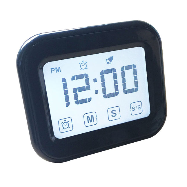 Kitchen Timer Digital Alarm Clock Large LCD Touch Screen Come with Night Light for Cooking Baking - DealBuddy
