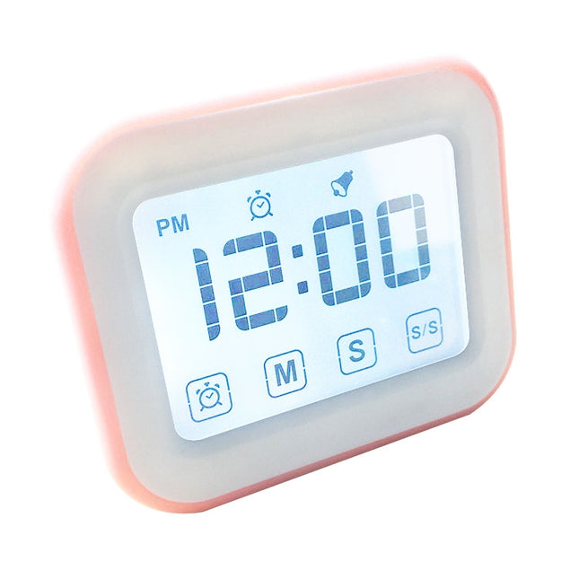 Kitchen Timer Digital Alarm Clock Large LCD Touch Screen Come with Night Light for Cooking Baking - DealBuddy