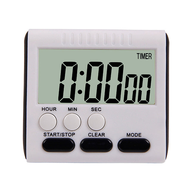 Kitchen Timer 24 Hours Digital Alarm Clock LCD Screen Magnetic Backing for Cooking Baking - DealBuddy