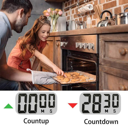 Digital Kitchen Timer Electronic Alarm Magnetic Backing with LCD Display for Cooking Baking Sports Games Office, HX103-2, 118 - DealBuddy
