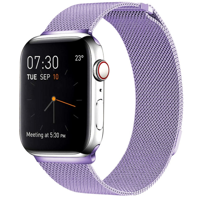 Milanese Loop Magnetic Stainless Steel Watch Band for Apple Watch Series 10 42mm / 9&8&7 41mm / SE 3&SE 2&6&SE&5&4 40mm / 3&2&1 38mm, For Apple Watch Series 8&7 41mm / SE 2&6&SE&5&4 40mm / 3&2&1 38mm - DealBuddy