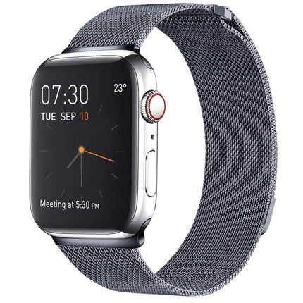 Milanese Loop Magnetic Stainless Steel Watch Band for Apple Watch Ultra 49mm&Watch Ultra 2 49mm / Series 10 46mm / 9&8&7 45mm / SE 3&SE 2&6&SE&5&4 44mm / 3&2&1 42mm - DealBuddy
