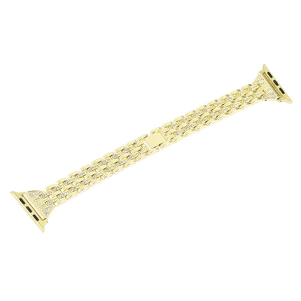 Colorful Diamond Stainless Steel Watch Band for Apple Watch Series 7 45mm / 6 & SE & 5 & 4 44mm / 3 & 2 & 1 42mm - DealBuddy