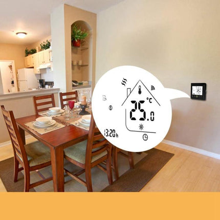 BHT-002GBLW 16A Load Electronic Heating Type LCD Digital Heating Room Thermostat with Sensor & Time Display, WiFi Control - DealBuddy