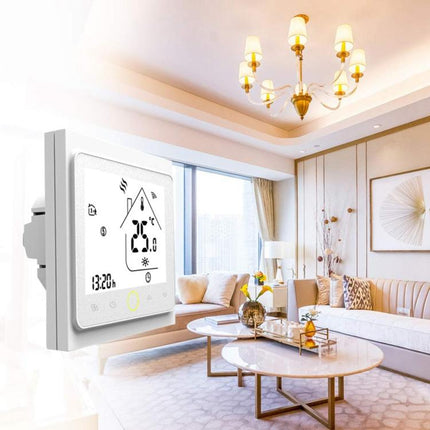 BHT-002GCLW 3A Load Water / Gas Boiler Type LCD Digital Heating Room Thermostat with Time Display, WiFi Control - DealBuddy