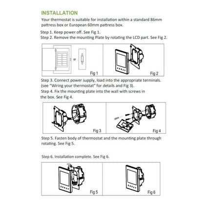 BHT-002GCLW 3A Load Water / Gas Boiler Type LCD Digital Heating Room Thermostat with Time Display, WiFi Control, BHT-002GBLW 3A (White) Gas Boiler Type, BHT-002GBLW 3A  (Black) Gas Boiler Type