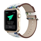 For Apple Watch Ultra 49mm&Watch Ultra 2 49mm / Series 10 46mm / 9&8&7 45mm / SE 3&SE 2&6&SE&5&4 44mm / 3&2&1 42mm Fashion Pastoralism Style Little Floral Pattern Women Watch Leather Watch Band, For 42mm A, For 42mm B, For 42mm C, For 42mm D, For 42mm ... - DealBuddy