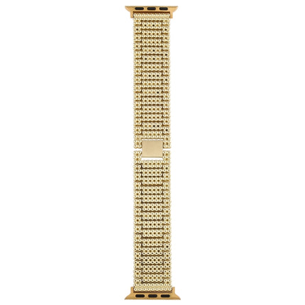 For Apple Watch Ultra 49mm&Watch Ultra 2 49mm / Series 10 46mm / 9&8&7 45mm / SE 3&SE 2&6&SE&5&4 44mm / 3&2&1 42mm Nine Beads Stainless Steel Wrist Strap Watch Band - DealBuddy