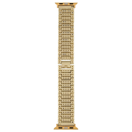 For Apple Watch Ultra 49mm&Watch Ultra 2 49mm / Series 10 46mm / 9&8&7 45mm / SE 3&SE 2&6&SE&5&4 44mm / 3&2&1 42mm Nine Beads Stainless Steel Wrist Strap Watch Band - DealBuddy