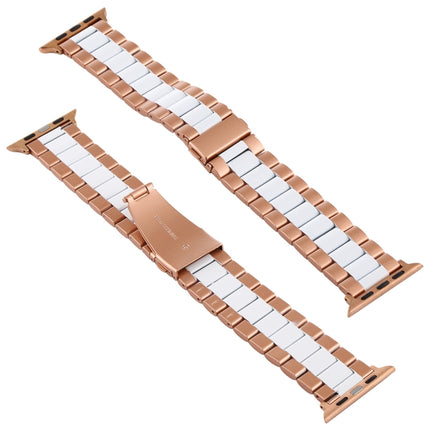 For Apple Watch Series 10 42mm / 9&8&7 41mm / SE 3&SE 2&6&SE&5&4 40mm / 3&2&1 38mm Stainless Steel Wrist Strap Watch Band, For Apple Watch Series 7 41mm / 6 & SE & 5 & 4 40mm / 3 & 2 & 1 38mm                                                             ... - DealBuddy