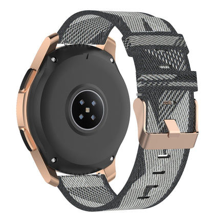 20mm Stripe Weave Nylon Wrist Strap Watch Band for Galaxy Watch 42mm, Galaxy Active / Active 2, Gear Sport, S2 Classic - DealBuddy