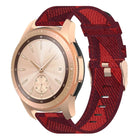 20mm Stripe Weave Nylon Wrist Strap Watch Band for Galaxy Watch 42mm, Galaxy Active / Active 2, Gear Sport, S2 Classic - DealBuddy