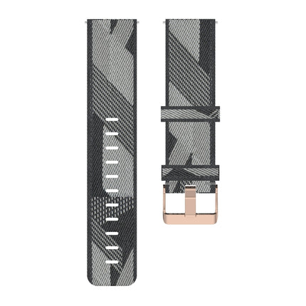 22mm Stripe Weave Nylon Wrist Strap Watch Band for Galaxy Watch 46mm / Gear S3 - DealBuddy