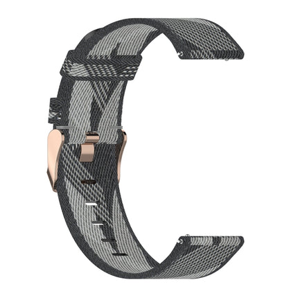 22mm Stripe Weave Nylon Wrist Strap Watch Band for Galaxy Watch 46mm / Gear S3 - DealBuddy