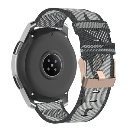 22mm Stripe Weave Nylon Wrist Strap Watch Band for Galaxy Watch 46mm / Gear S3 - DealBuddy