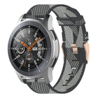 22mm Stripe Weave Nylon Wrist Strap Watch Band for Galaxy Watch 46mm / Gear S3 - DealBuddy