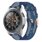 22mm Stripe Weave Nylon Wrist Strap Watch Band for Galaxy Watch 46mm / Gear S3 - DealBuddy